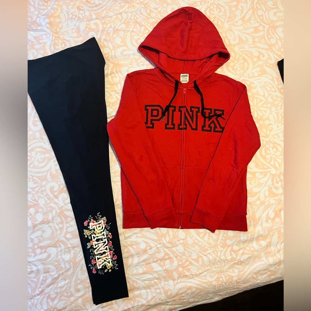 VS PINK Red & black Set!